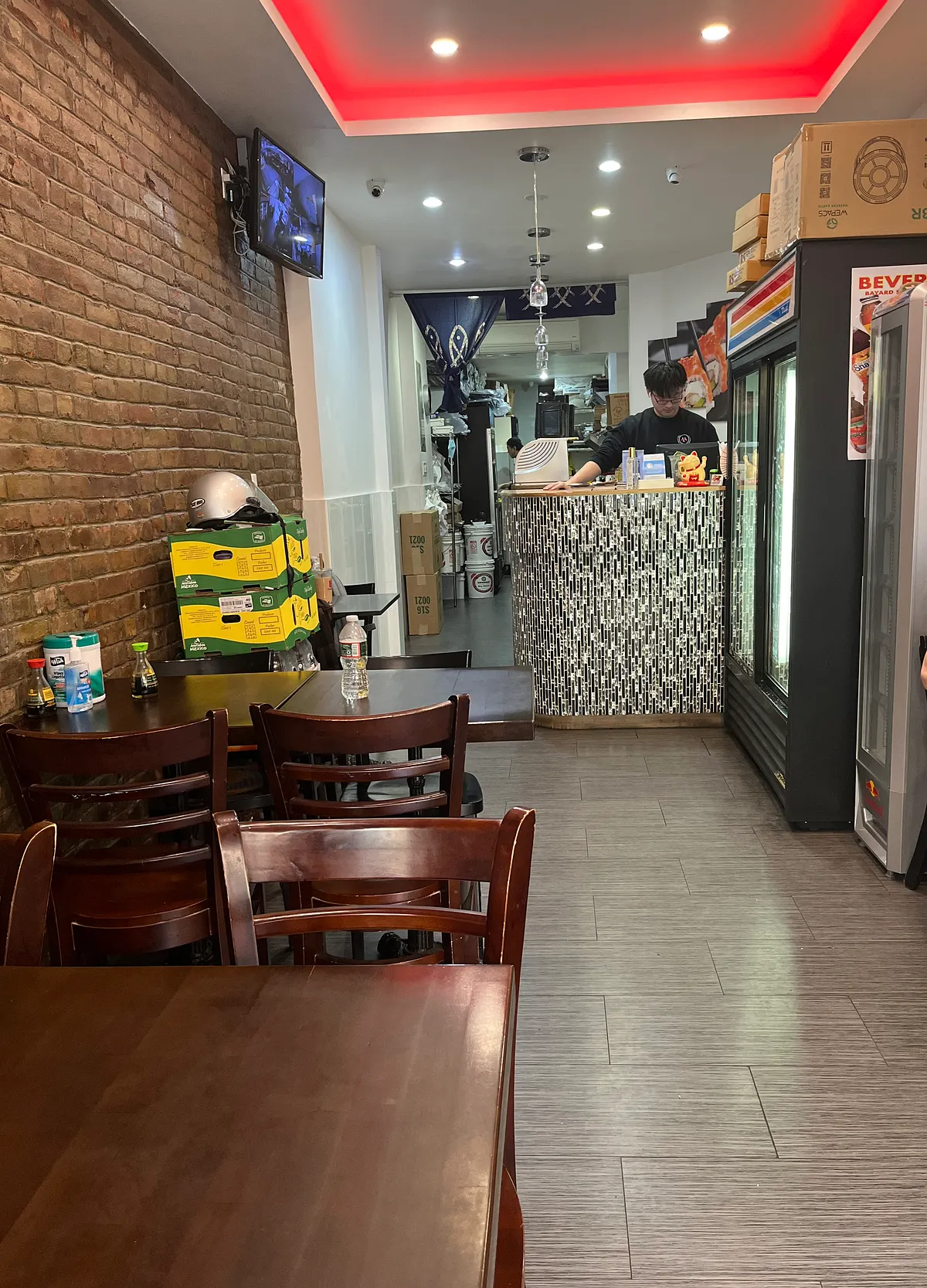 Inside Bayard Sushi on Bayard Street